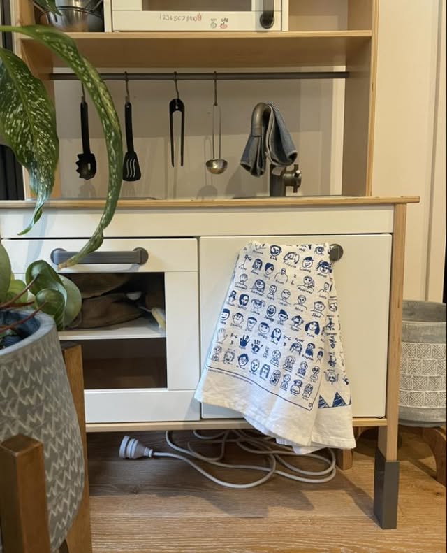 Photo by Expressions Australia on May 21, 2025. May be an image of towel, towel rack, credenza, rack, desk, shelf, indoors and text.