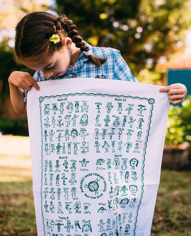 Photo by Expressions Australia on June 12, 2025. May be an image of 1 person, child, place mat, bandanna, napkin, poster, crossword puzzle and text.