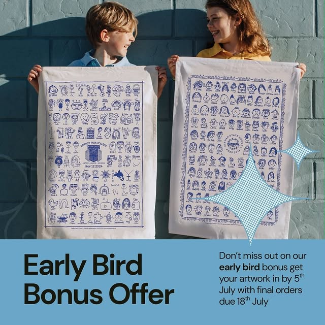 Photo by Expressions Australia on June 05, 2025. May be an image of 2 people, poster, napkin, place mat, card and text.